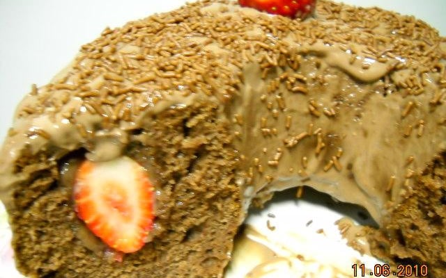 Bolo cavado guloseima