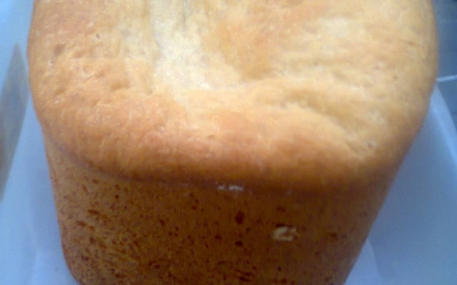 Pão caseiro feito na panificadora doméstica