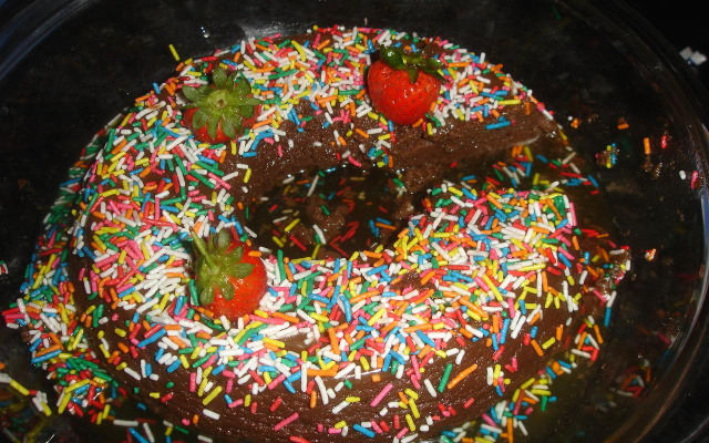 Brigadeirão de microondas