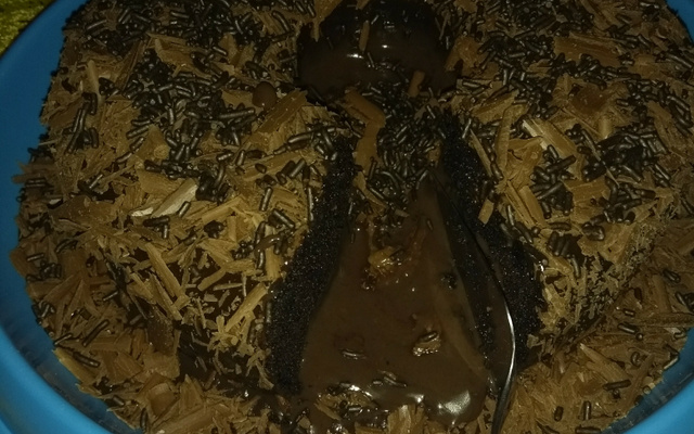 Bolo de chocolate da Lelê