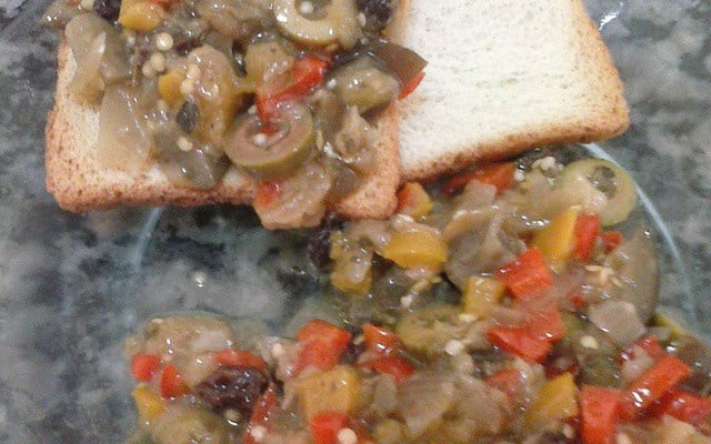 Caponata de berinjela