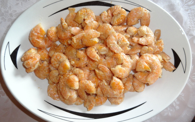 Camarão na pressão (no alho e óleo)