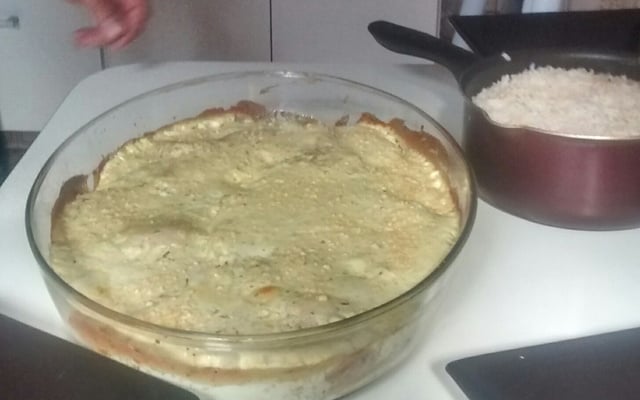 Molho branco com creme de leite