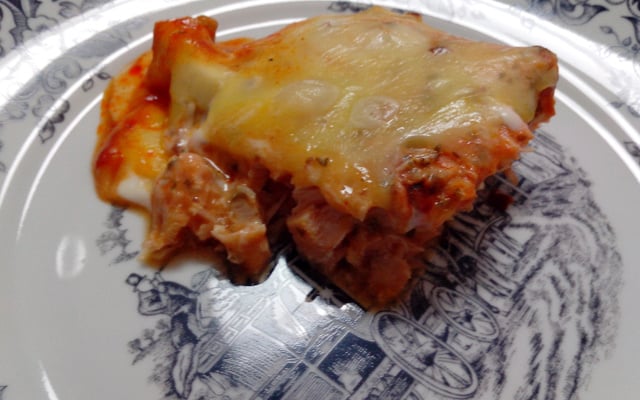 Salmão com requeijão