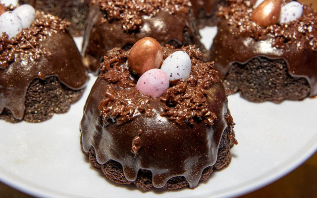 Minibolo de pão de mel