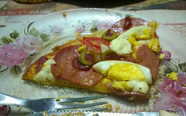 Pizza de forno ou churrasqueira