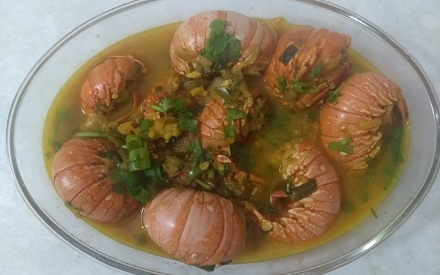 Lagosta no molho de coco