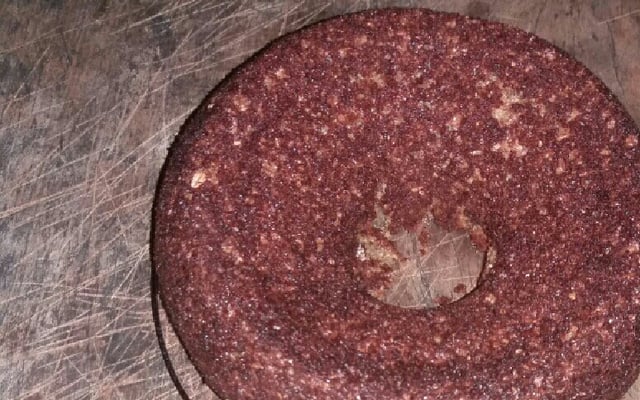 Bolo de aveia com banana