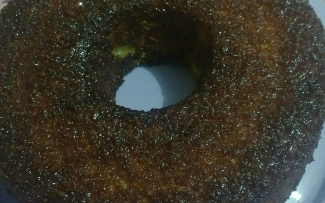 Bolo de mandioca caramelizada