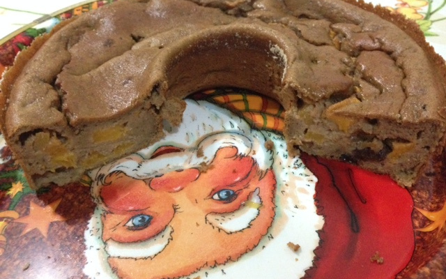 Bolo integral de banana