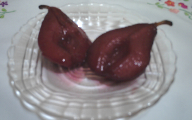 Pêras ao vinho