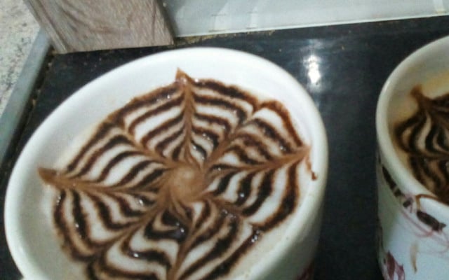 Café latte caseiro
