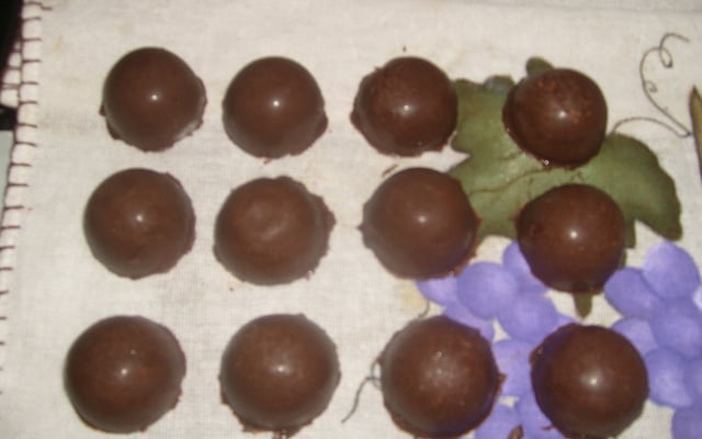 Trufa de chocolate sem leite condensado