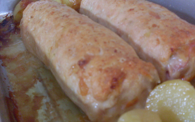 Rocambole fácil de frango