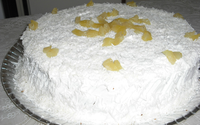 Torta de abacaxi deliciosa