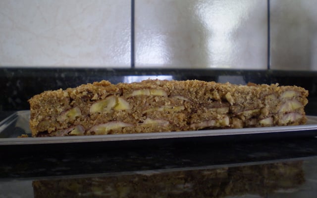 Torta integral de banana