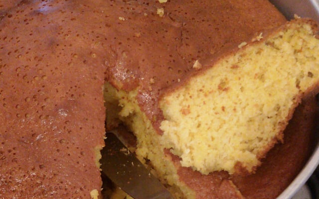 Bolo de milho cremoso