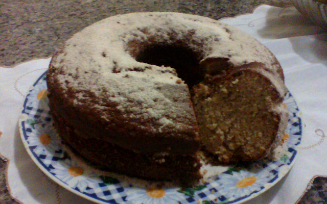 Bolo de banana fofinho