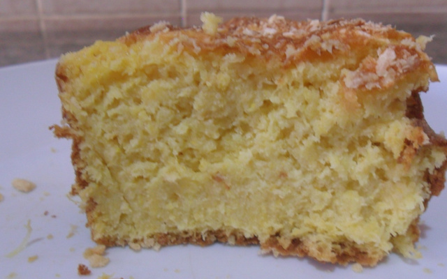 Bolo de milho cremoso da Gau