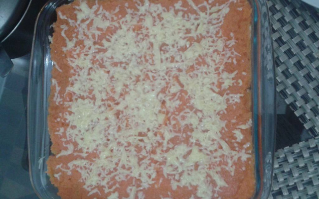 Escondidinho de abóbora com carne seca