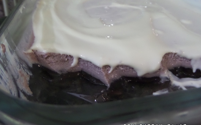 Mousse de uva com iogurte