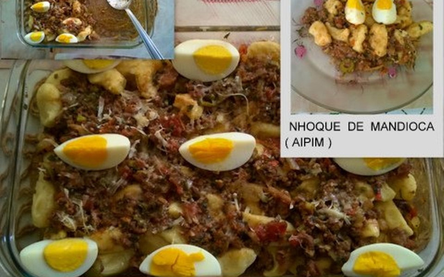 Nhoque de mandioca do Lúcio