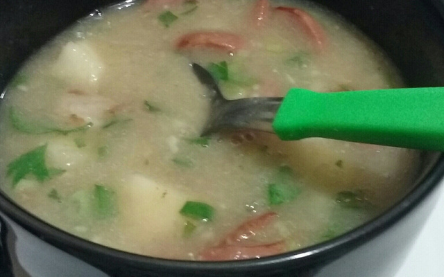 Sopa de mandioca