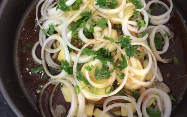 Filé de salmão ao forno facílimo