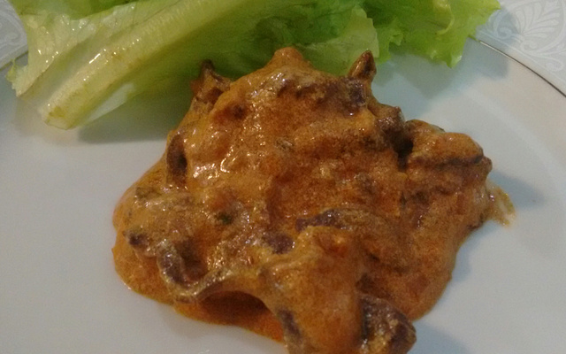 Estrogonofe de coração