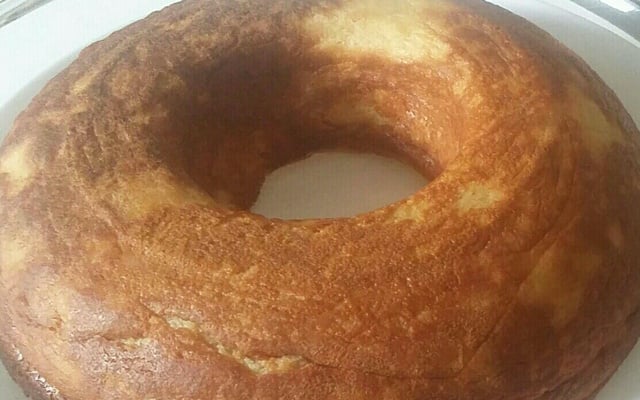 Bolo de carimã (mandioca puba)