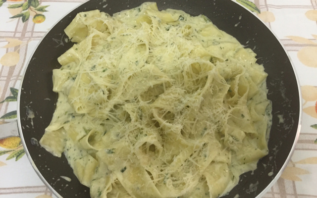 Tagliatelle ao gorgonzola
