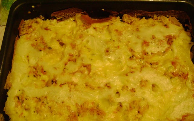 Polenta recheada Sol