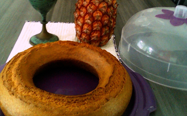 Bolo de cenoura sem ovos e com leite de soja