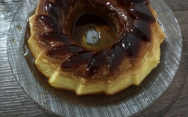 Pudim de micro-ondas