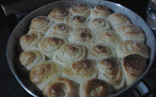 Rosca caracol de coco