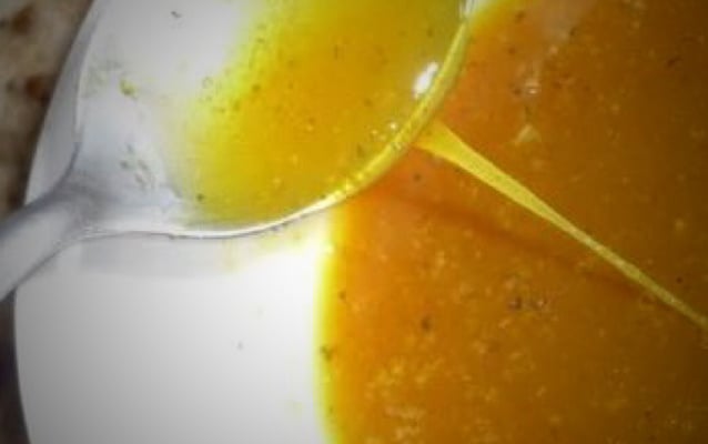 Molho de laranja com mel (simples)