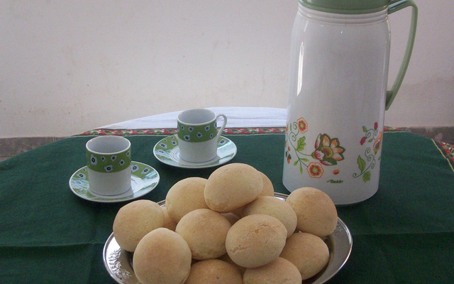 Pão de queijo hora do lanche