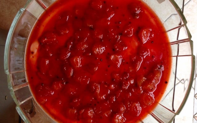 Sobremesa Santa Tereza (iogurte grego e cream cheese)