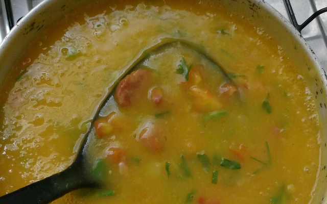 Caldo de mandioquinha