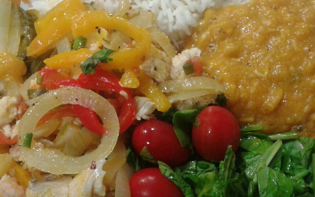 Moqueca de Peixe com Pirão