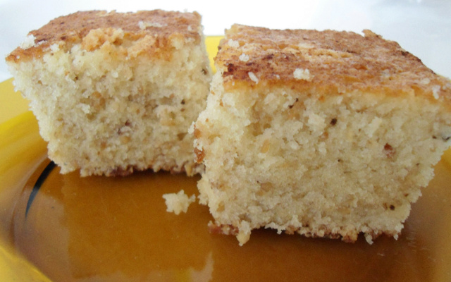 Bolo de castanha de caju