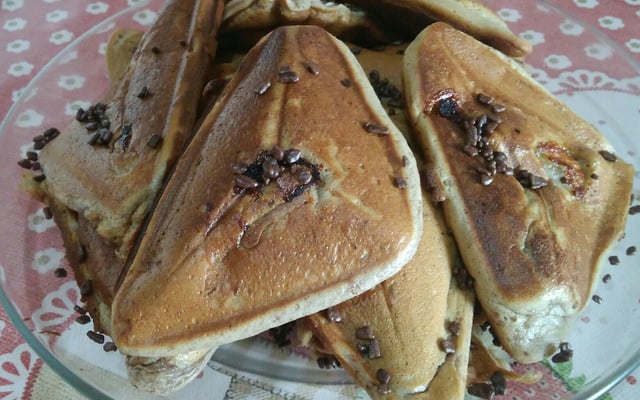 Crepe doce fácil de sanduicheira