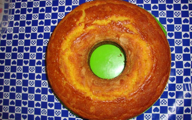 Bolo delícia de laranja