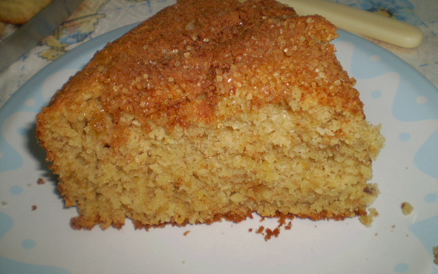 Bolo de fibras da Lú (ração humana)