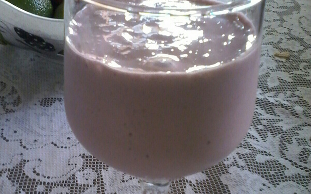 Iogurte de frutas vermelhas de kefir