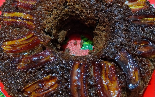 Bolo integral de banana