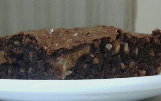 Brownie de chocolate e banana