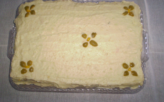 Torta fria de pão de forma