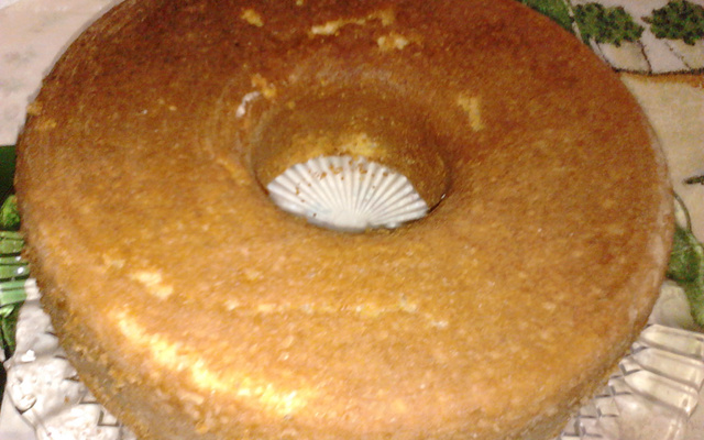Bolo de fubá integral