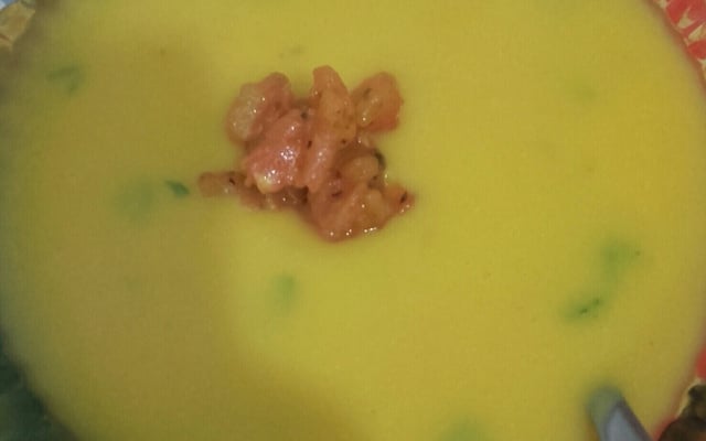 Sopa creme de mandioquinha